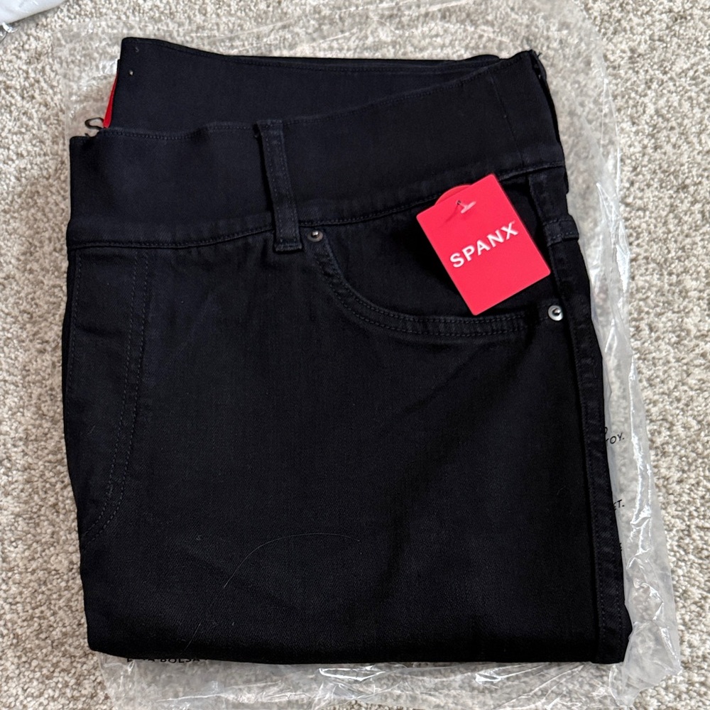 SPANX Classic Black Denim Skinny Jeans